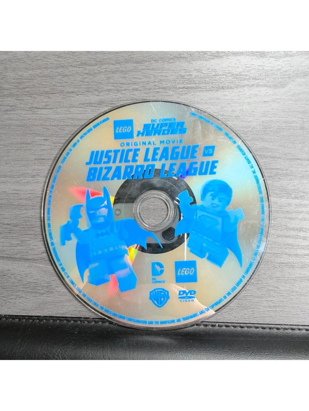 LEGO Justice League vs Bizarro League DVD Disc Only DC Animated Movie 2015